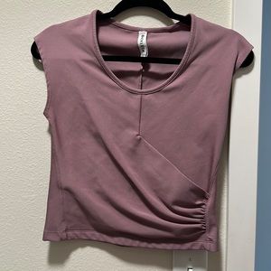 Mauve Athleta top xs